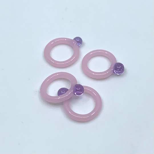 Glass Stitch Markers Harnie Hoolie’s Designs