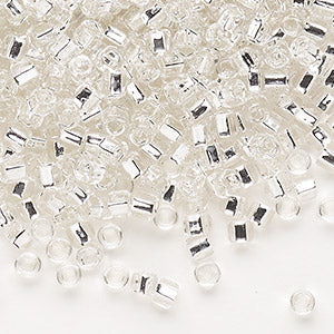Silver Lined Clear Beads